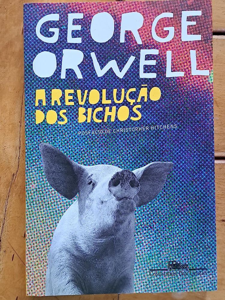 capa do livro a revolução dos bichos de george orwell.