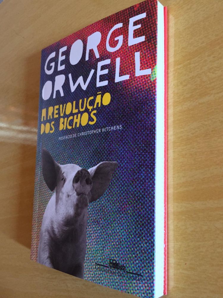 capa do livro a revolução dos bichos de george orwell.