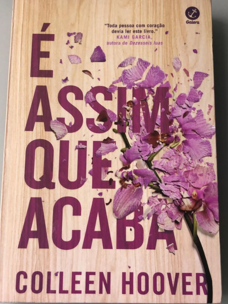 capa do livro é assim que acaba da colleen hoover.