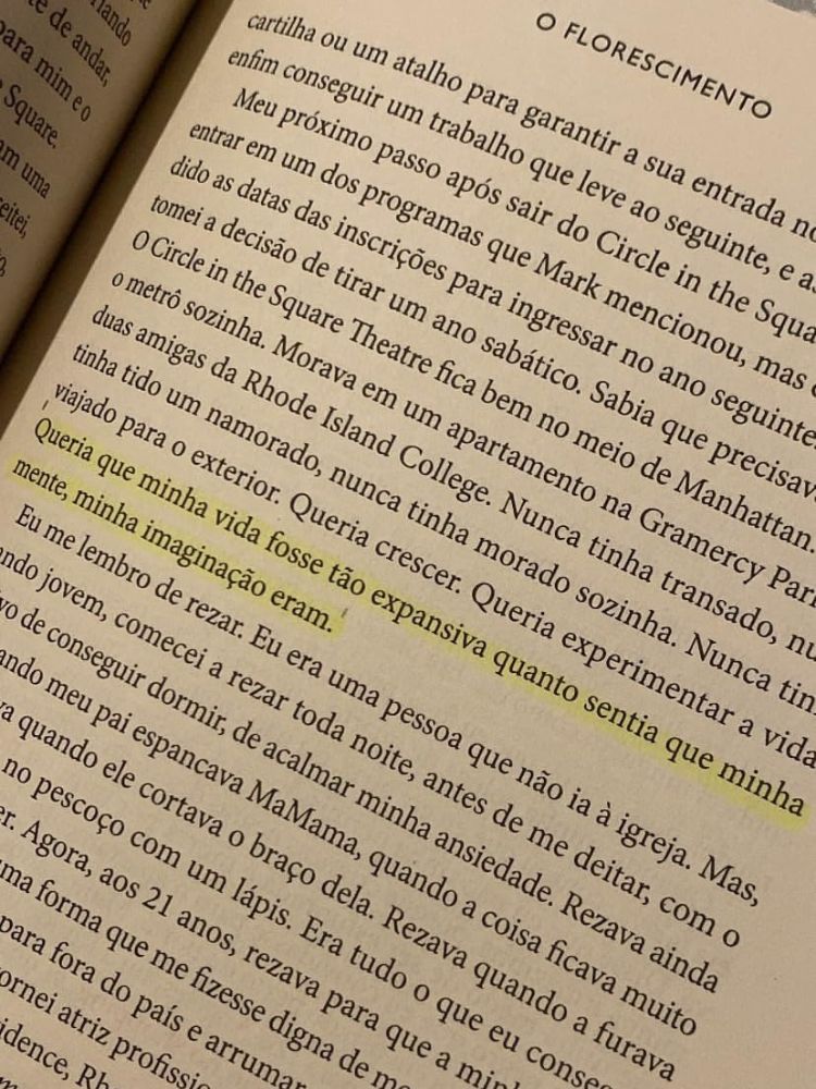 página do livro em busca de mim de viola davis.