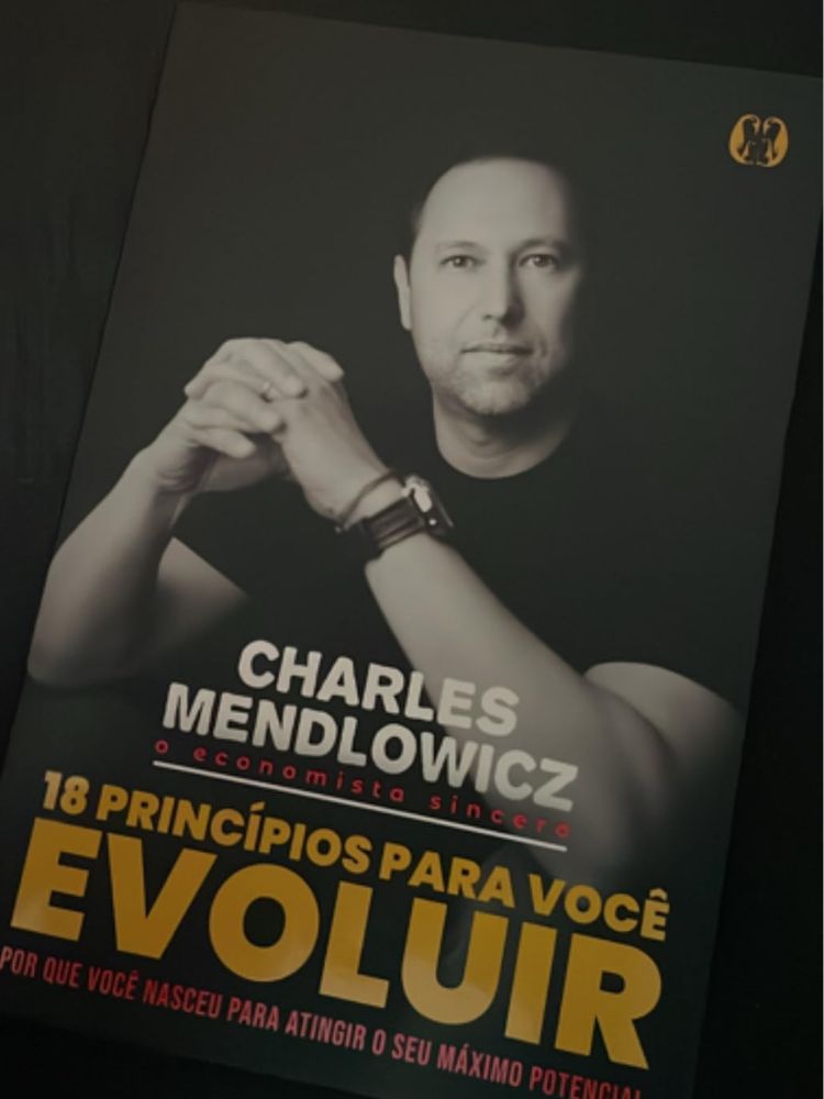 capa do livro 18 princípios para você evoluir de charles mendlowicz