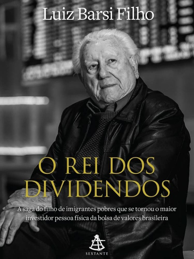 capa do livro O Rei dos Dividendos de Luiz Barsi Filho